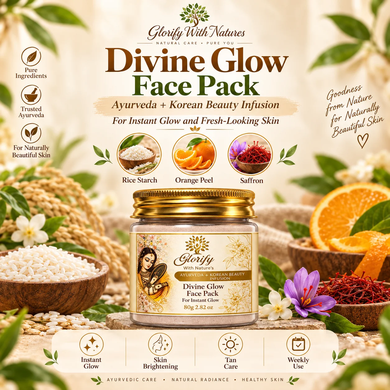 Divine Glow Face Pack gallery image 1