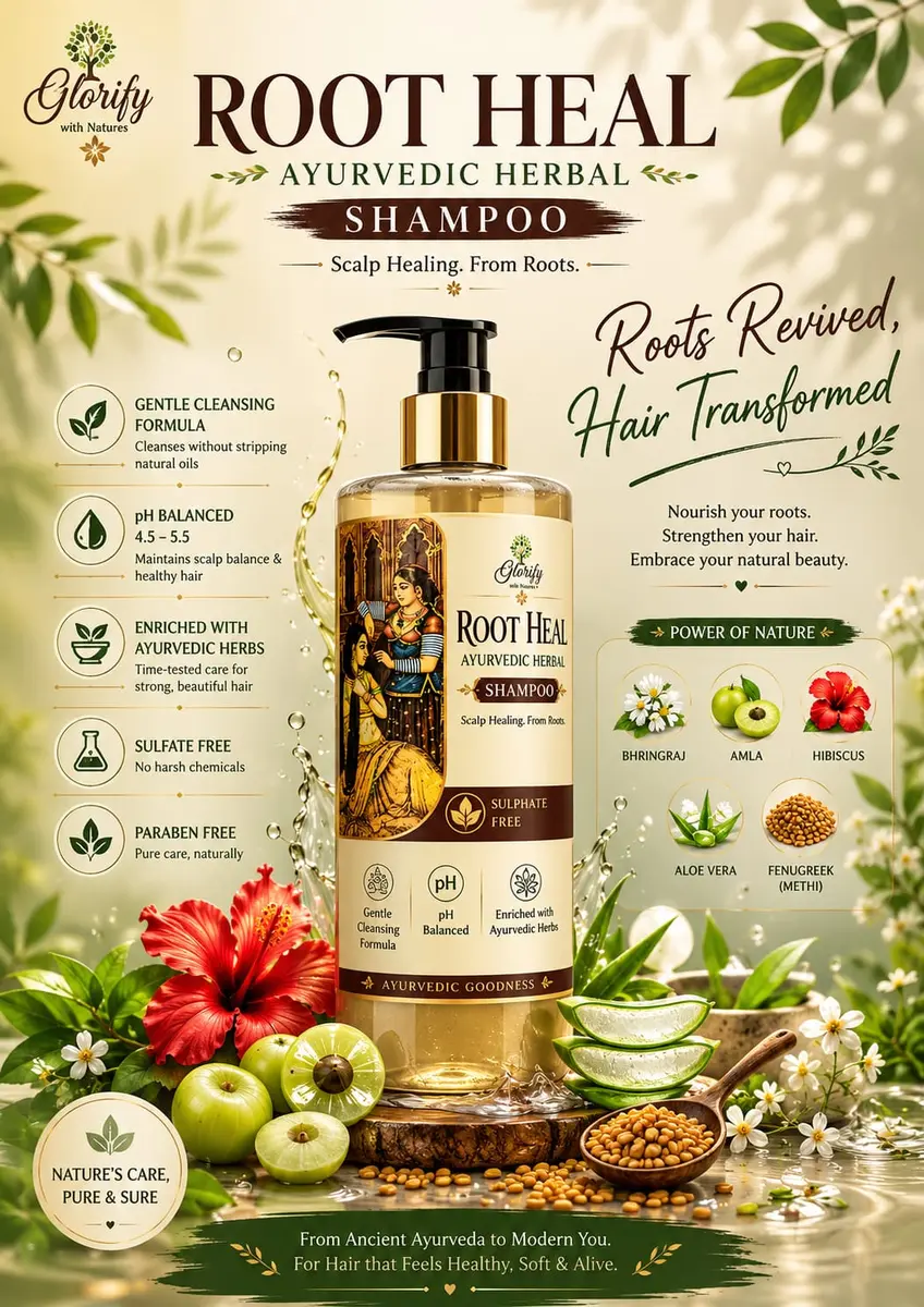 Root Heal Herbal Shampoo